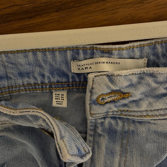 Summer Blue Zara Cutoff Jean Shorts - Picture 3 of 3